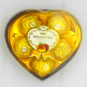 Wellchoco Heart Chocolate